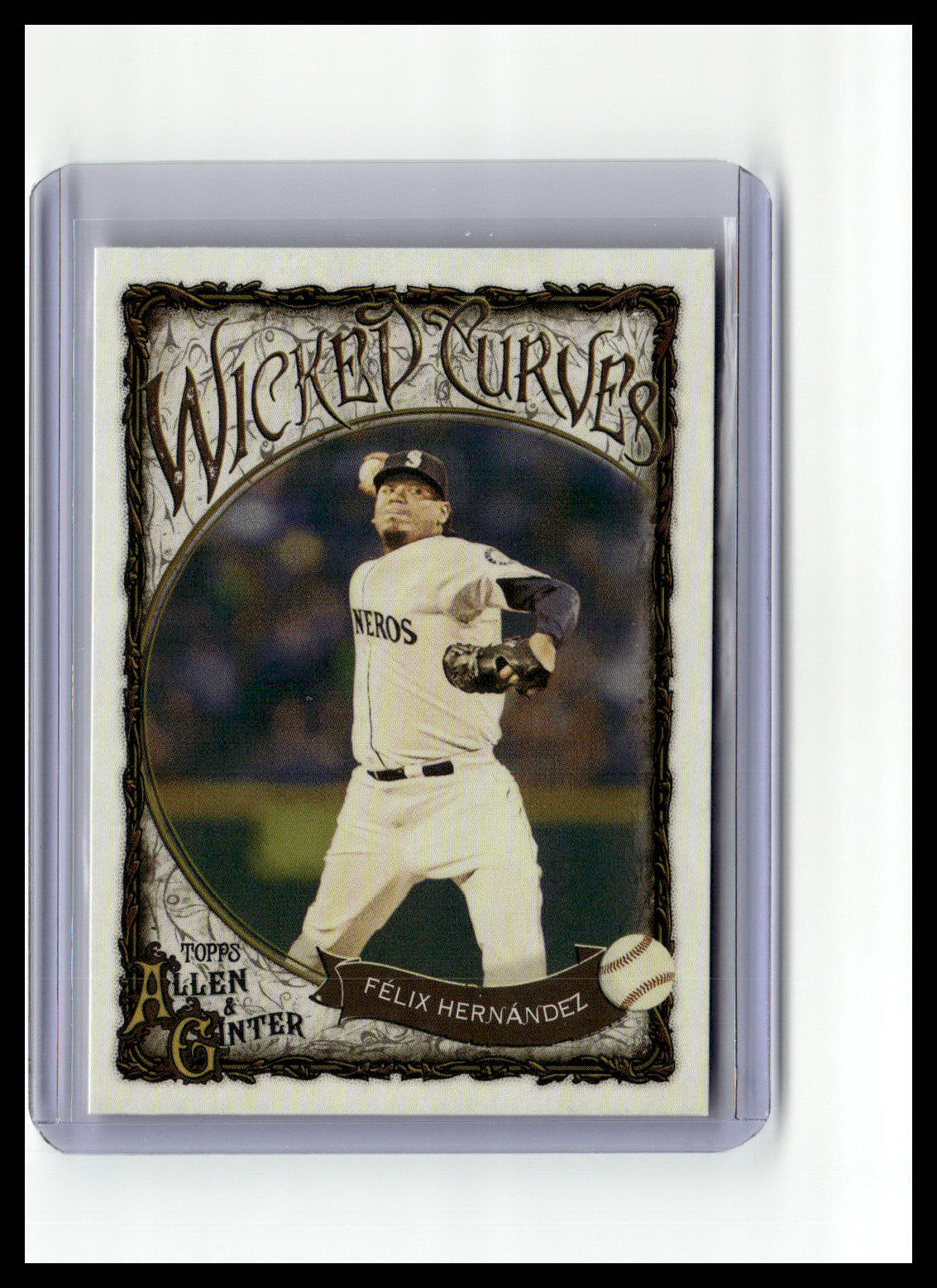 2025 Topps Allen & Ginter #WC-19 Félix Hernández Wicked Curves