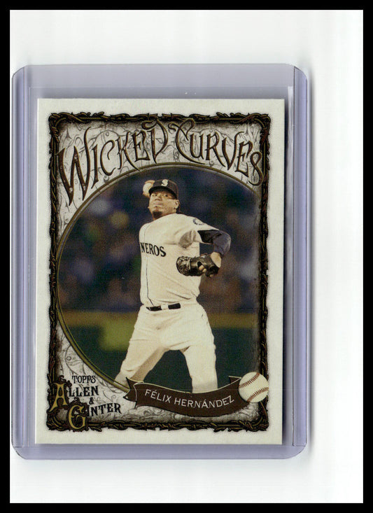 2025 Topps Allen & Ginter #WC-19 Félix Hernández Wicked Curves