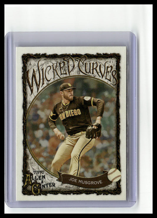2025 Topps Allen & Ginter #WC-4 Joe Musgrove Wicked Curves
