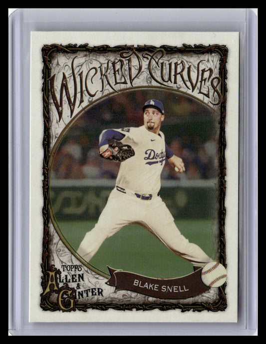 2025 Topps Allen & Ginter #WC-10 Blake Snell Wicked Curves