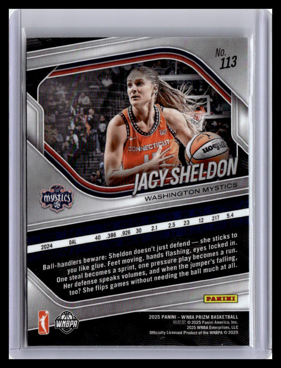 2025 Panini Prizm WNBA #113 Jacy Sheldon