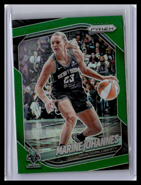 2025 Panini Prizm WNBA #90 Marine Johannes Green Prizms