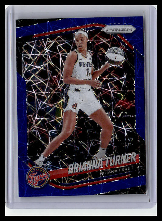 2025 Panini Prizm WNBA #105 Brianna Turner Blue Velocity Prizms