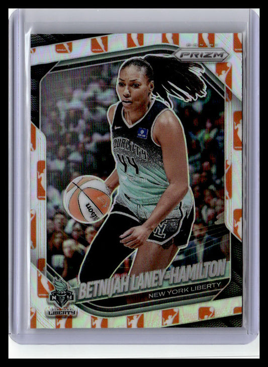 2025 Panini Prizm WNBA #114 Betnijah Laney-Hamilton WNBA Logo Prizms