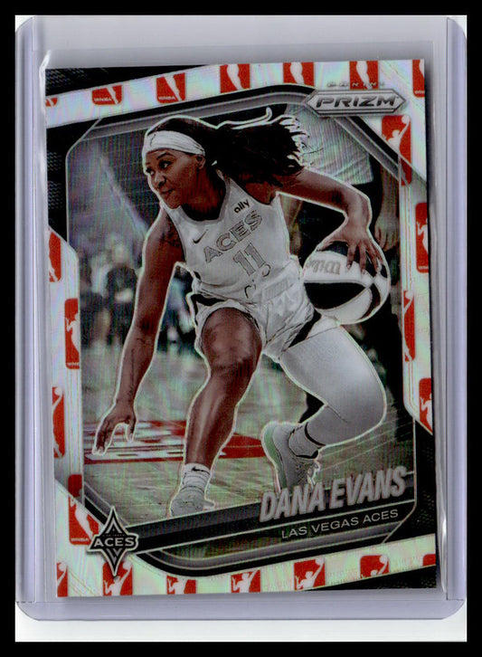 2025 Panini Prizm WNBA #33 Dana Evans WNBA Logo Prizms