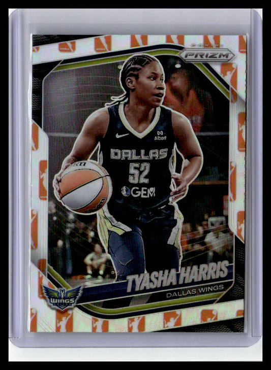 2025 Panini Prizm WNBA #130 Tyasha Harris Green Prizms