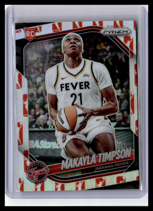 2025 Panini Prizm WNBA #14 Makayla Timpson WNBA Logo Prizms