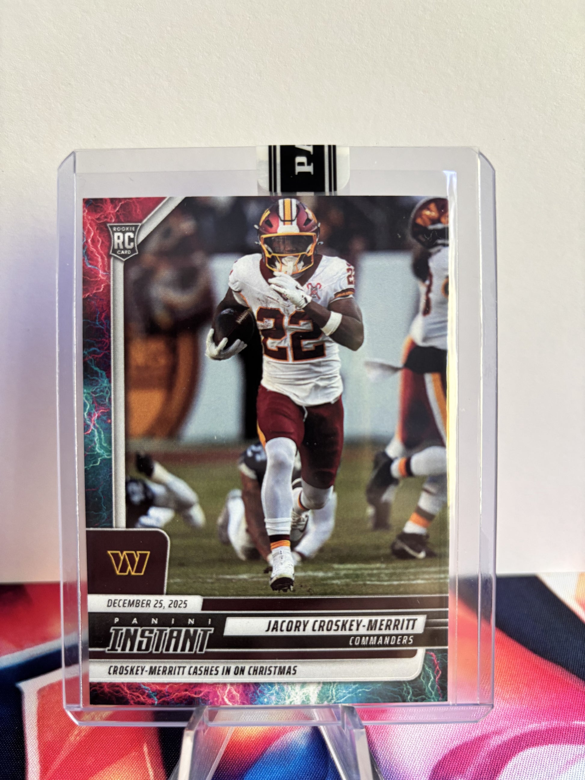 2025 Panini Instant NFL #373 Jacory Croskey-Merritt Lighting 5/5