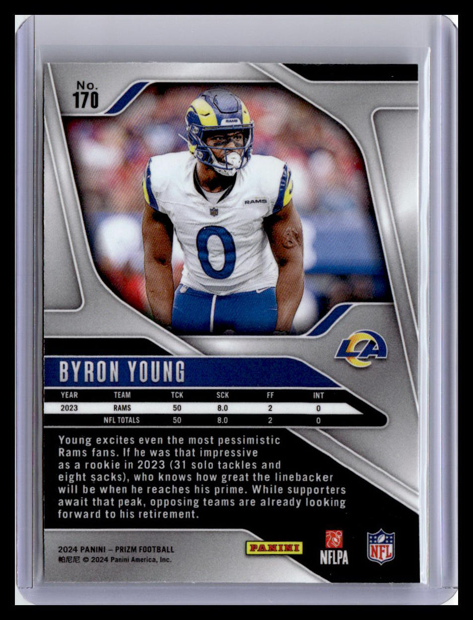 2024 Panini Prizm #170 Byron Young