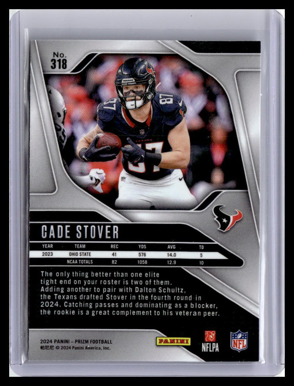 2024 Panini Prizm #318 Cade Stover