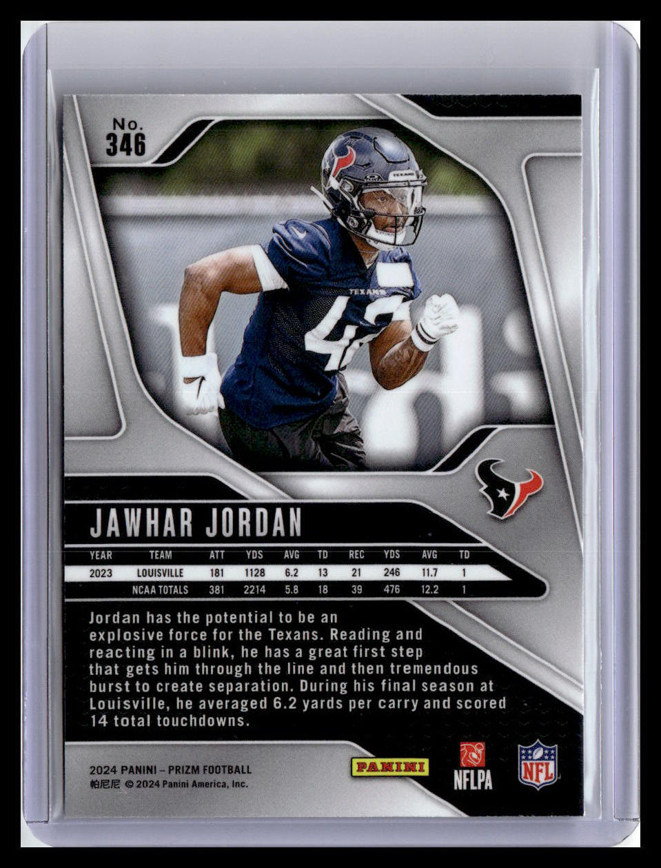 2024 Panini Prizm #346 Jawhar Jordan