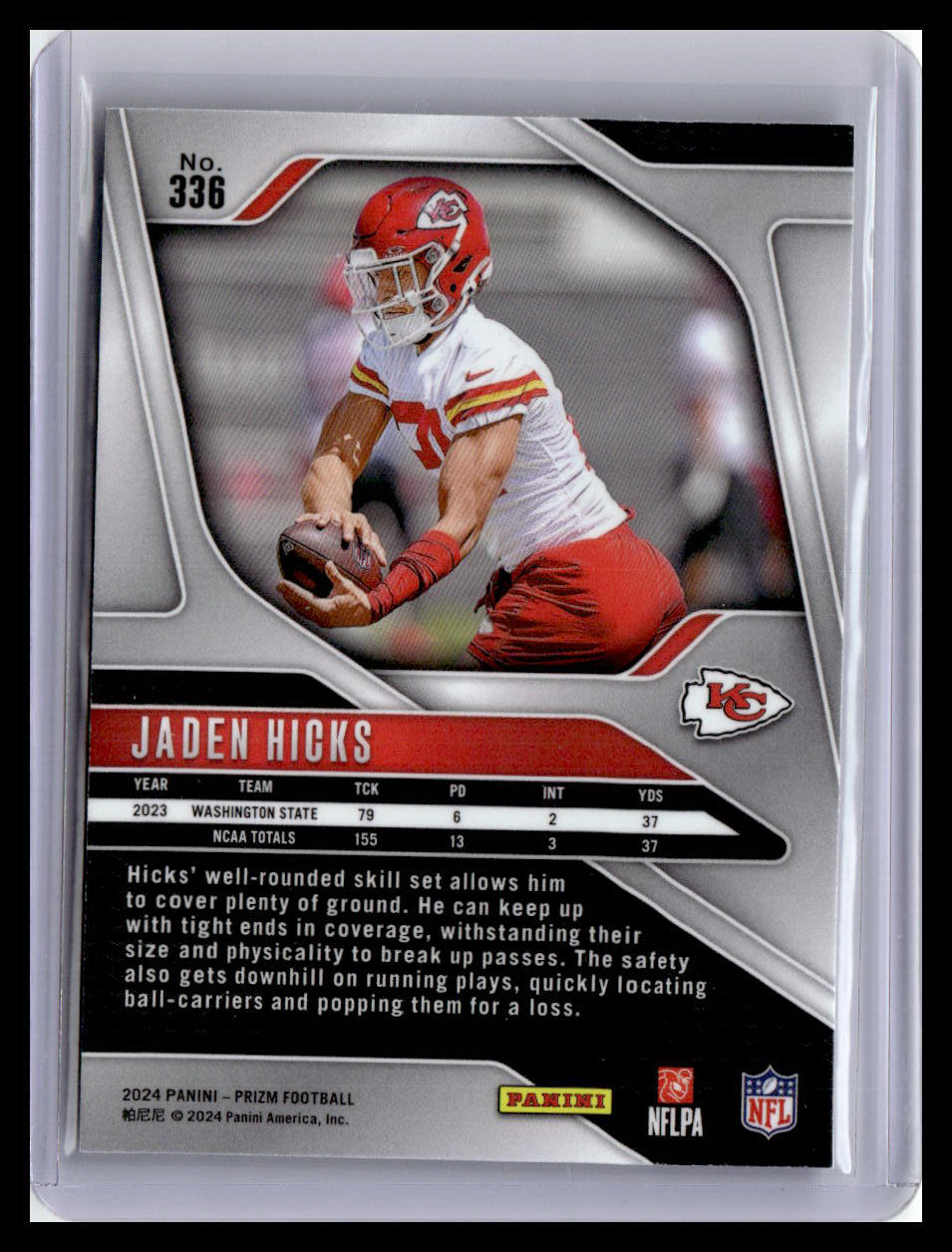2024 Panini Prizm #336 Jaden Hicks