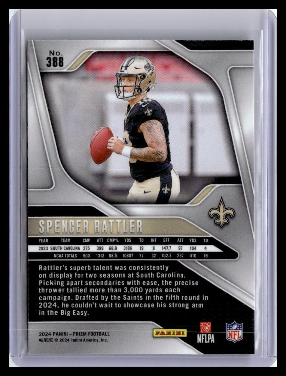 2024 Panini Prizm #388 Spencer Rattler (RC)