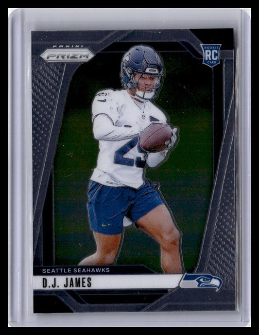 2024 Panini Prizm #322 D.J. James (RC)