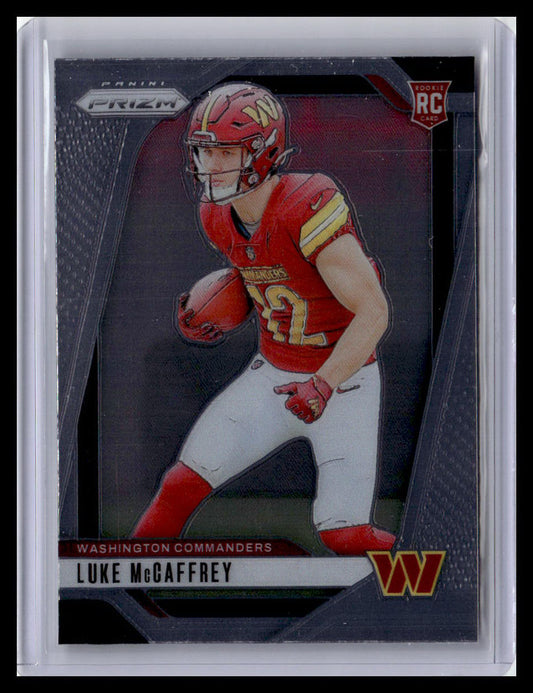 2024 Panini Prizm #367 Luke McCaffrey (RC)