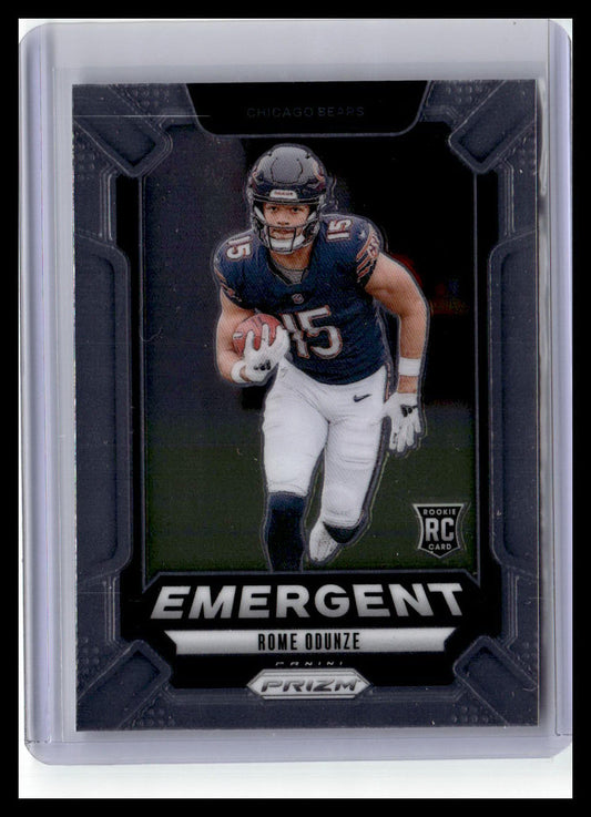 2024 Panini Prizm #11 Rome Odunze (RC) Emergent