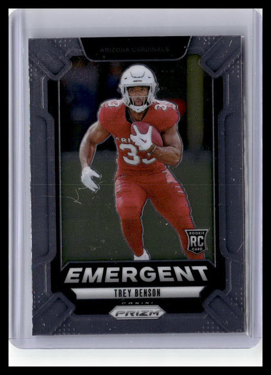 2024 Panini Prizm #17 Trey Benson Emergent