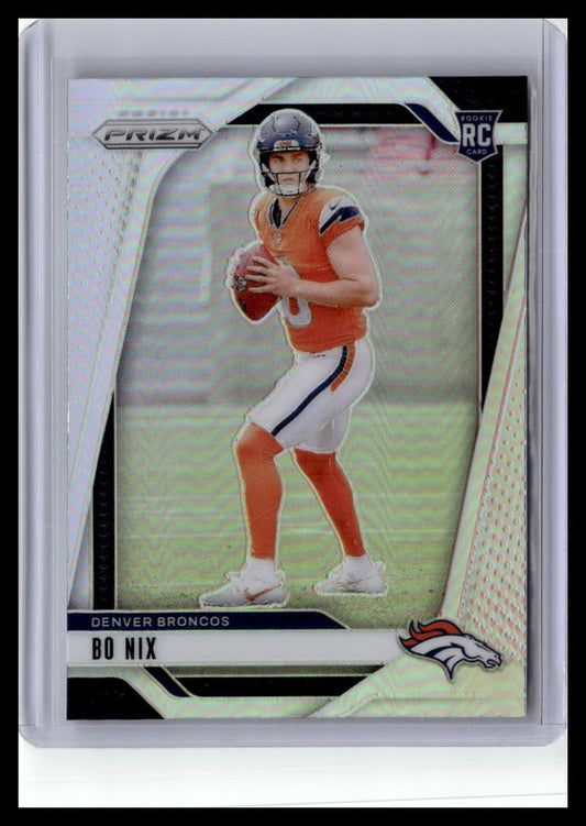 2024 Panini Prizm #309 Bo Nix (RC) Silver