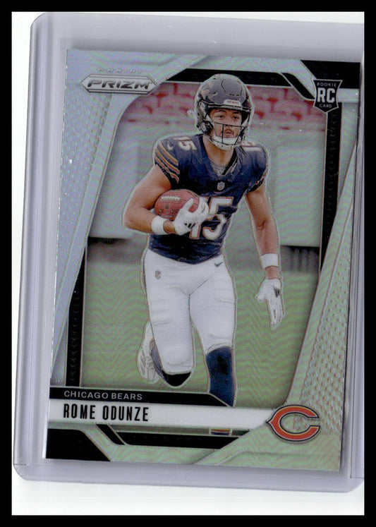 2024 Panini Prizm #385 Rome Odunze (RC) Silver