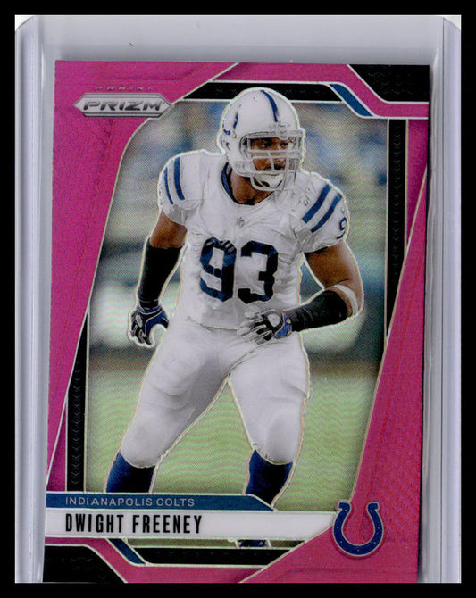 2024 Panini Prizm #127 Dwight Freeney Pink