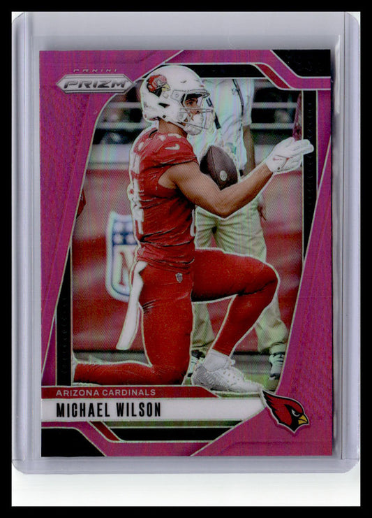 2024 Panini Prizm #3 Michael Wilson Pink