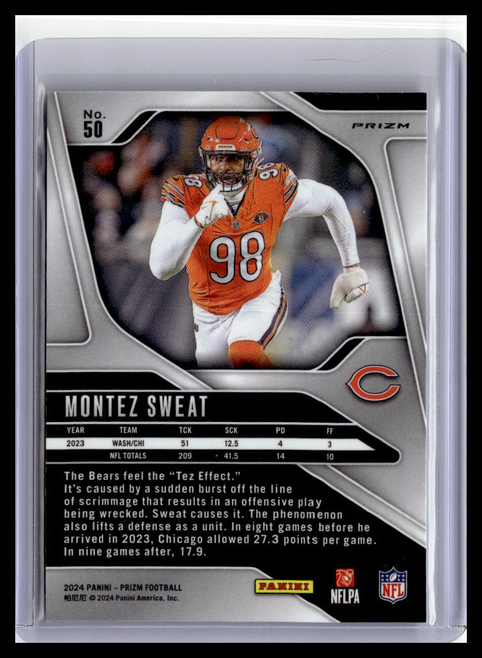 2024 Panini Prizm #50 Montez Sweat Pink