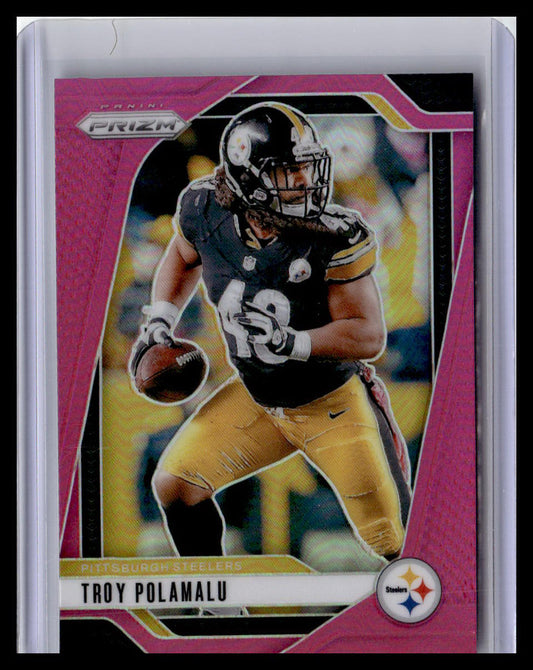 2024 Panini Prizm #248 Troy Polamalu Pink