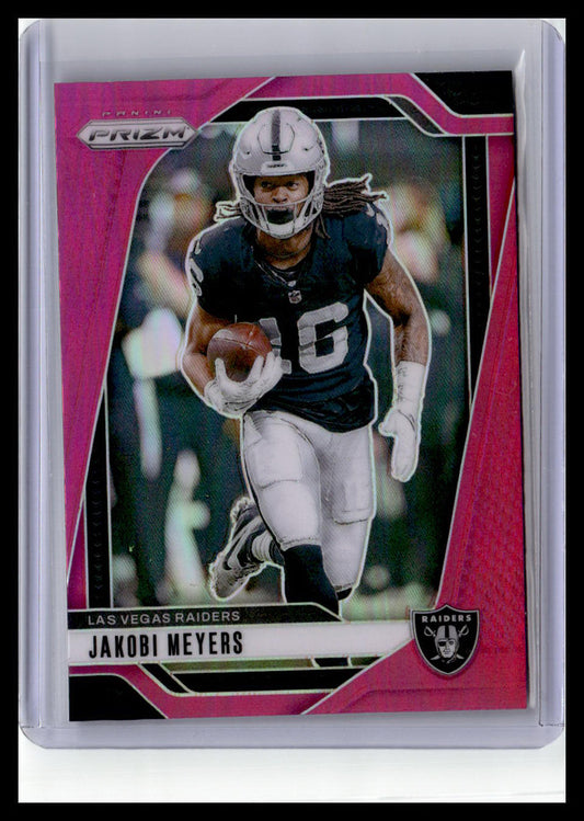 2024 Panini Prizm #151 Jakobi Meyers Pink