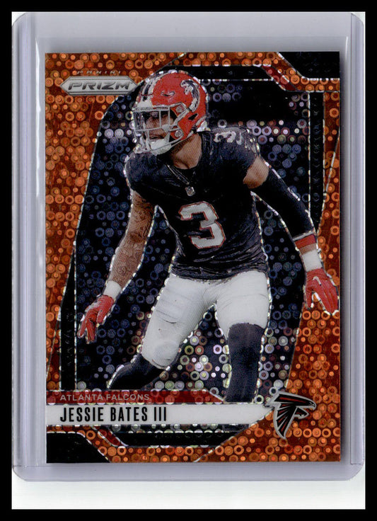 2024 Panini Prizm #14 Jessie Bates III Orange Disco Prizm