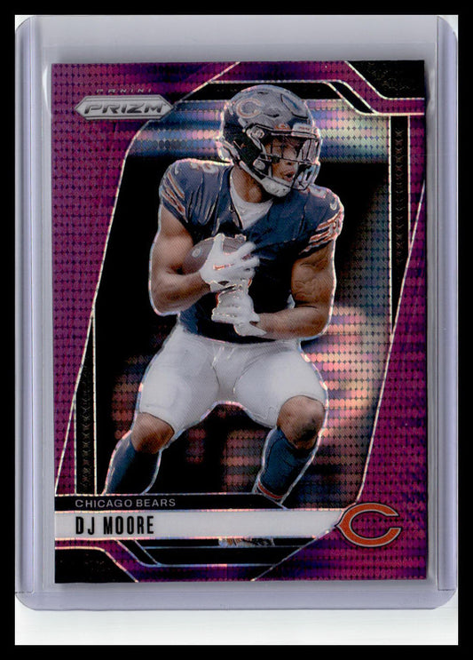 2024 Panini Prizm #48 DJ Moore Purple Pulsar