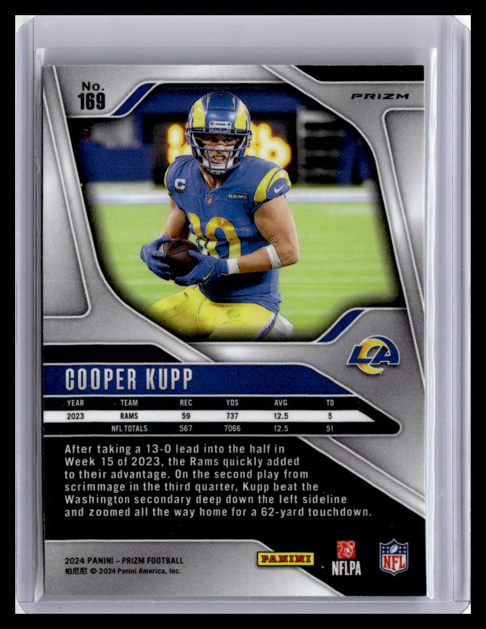2024 Panini Prizm #169 Cooper Kupp Lazer