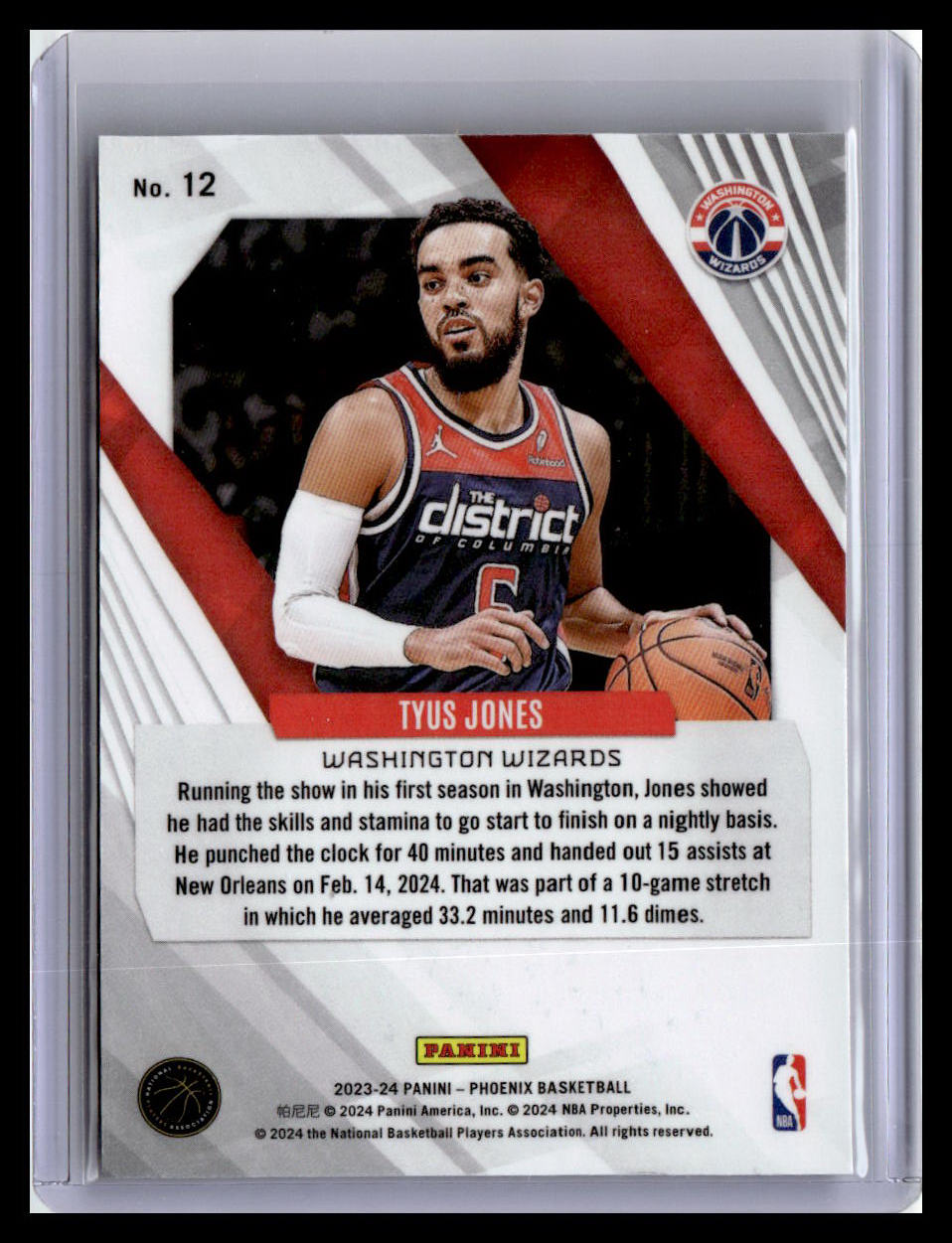 2023-24 Panini Phoenix #12 Tyus Jones