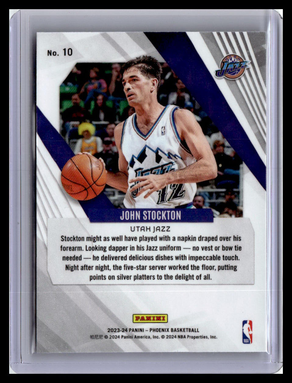 2023-24 Panini Phoenix #10 John Stockton