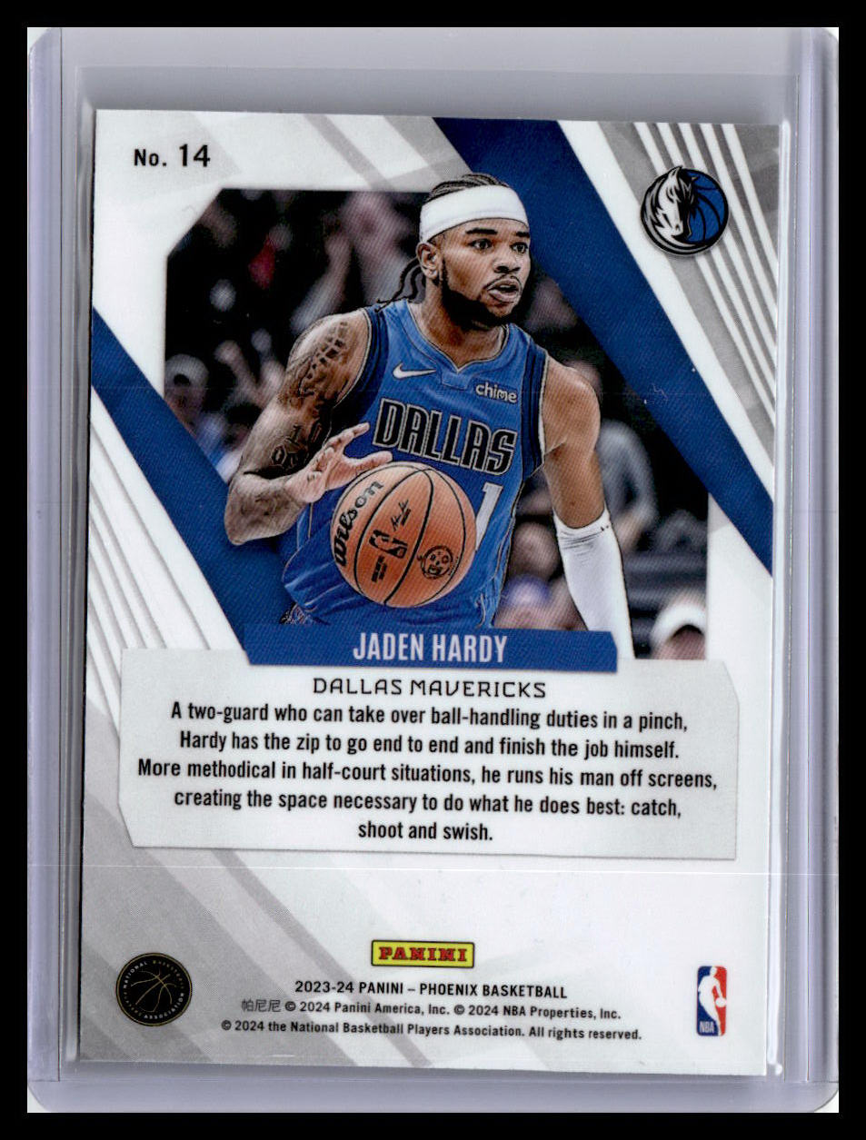 2023-24 Panini Phoenix #14 Jaden Hardy