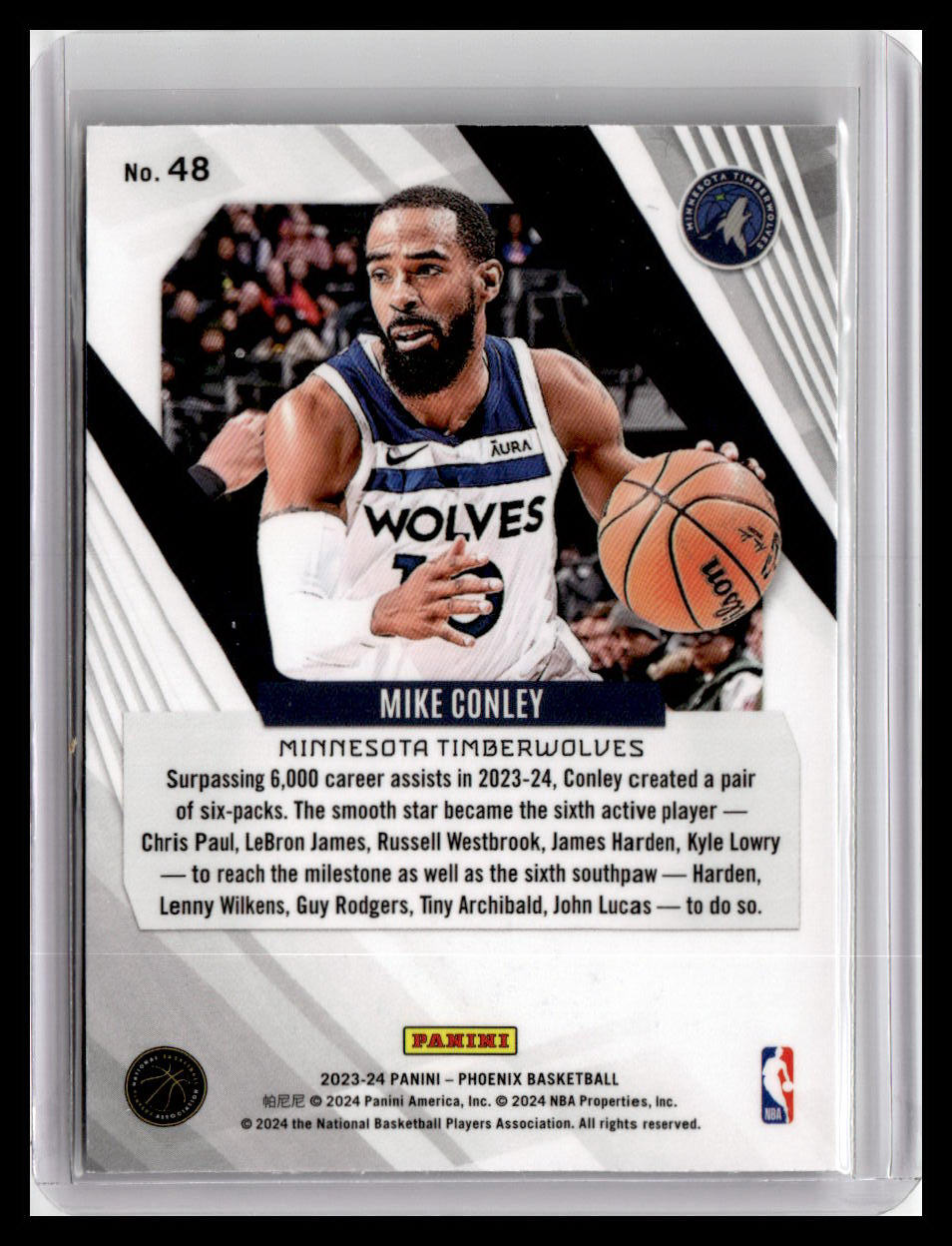 2023-24 Panini Phoenix #48 Mike Conley