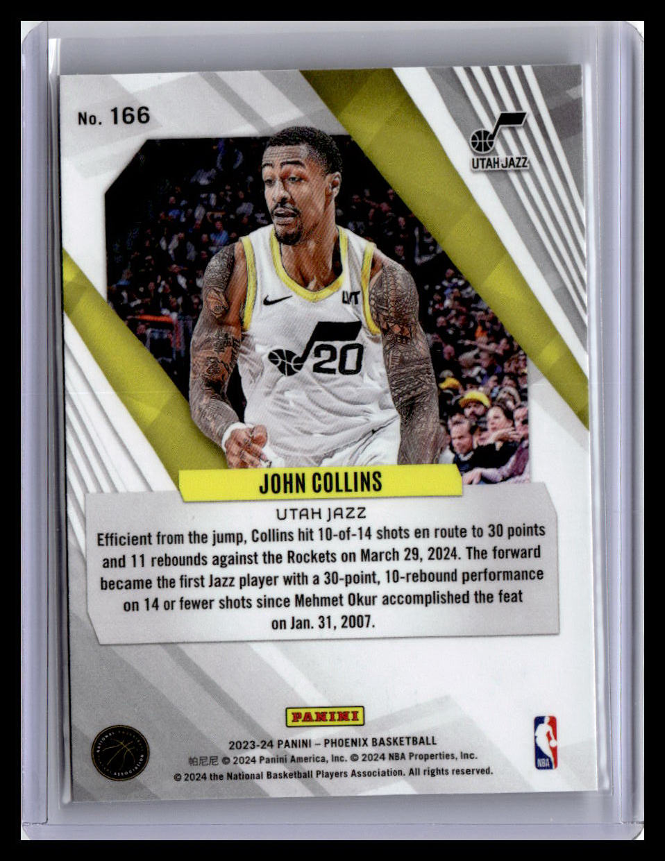 2023-24 Panini Phoenix #166 John Collins