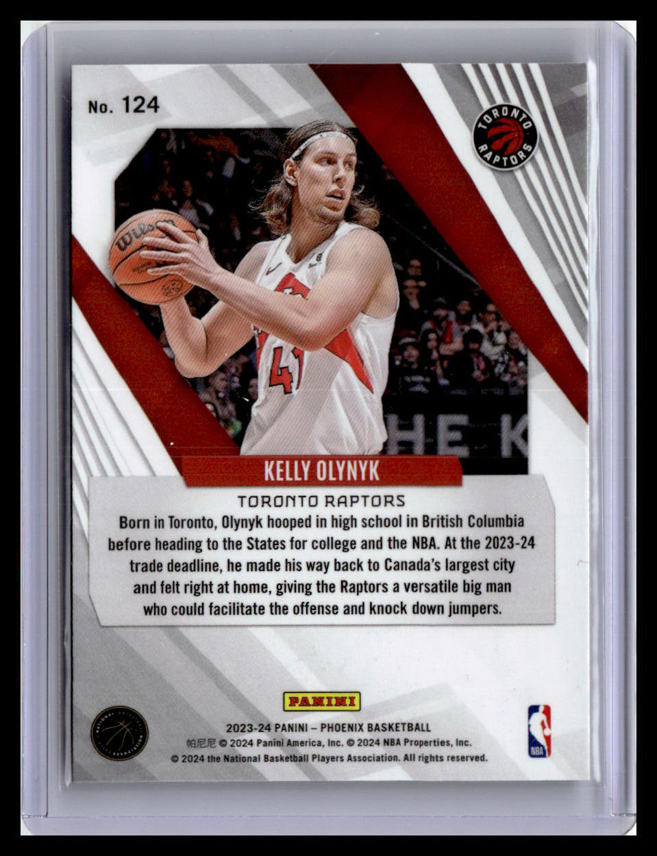 2023-24 Panini Phoenix #124 Kelly Olynyk