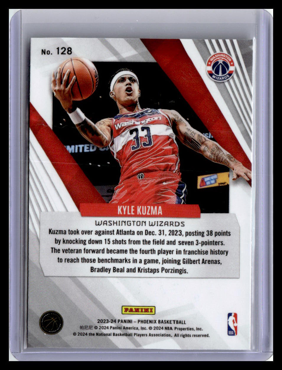 2023-24 Panini Phoenix #128 Kyle Kuzma