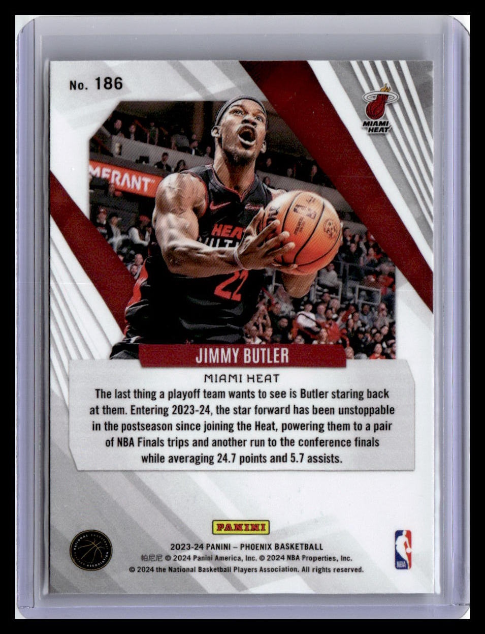 2023-24 Panini Phoenix #186 Jimmy Butler