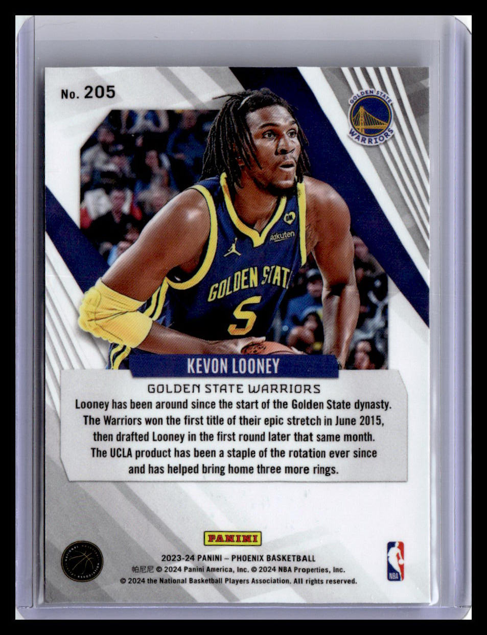 2023-24 Panini Phoenix #205 Kevon Looney