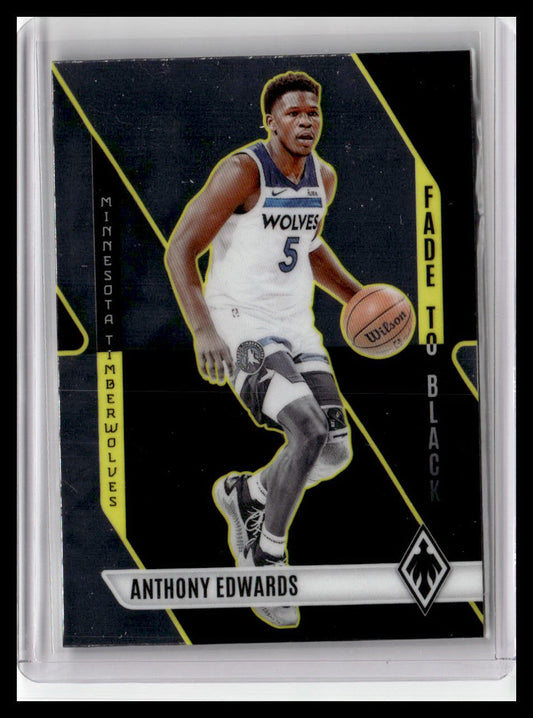 2023-24 Panini Phoenix #19 Anthony Edwards Fade To Black