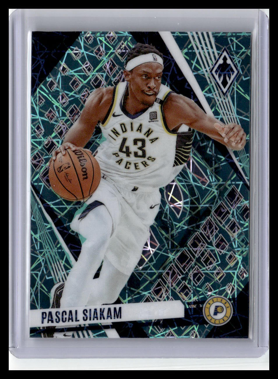 2023-24 Panini Phoenix #30 Pascal Siakam Phoenix Teal Lazer