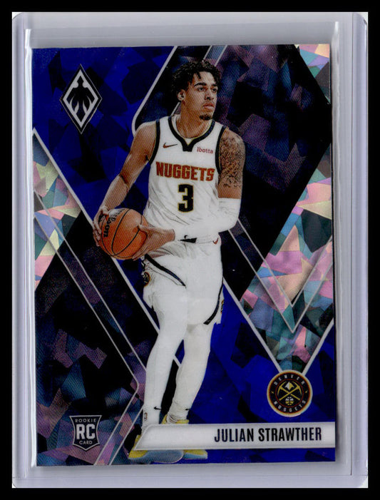 2023-24 Panini Phoenix #283 Julian Strawther (RC) Phoenix Blue Ice