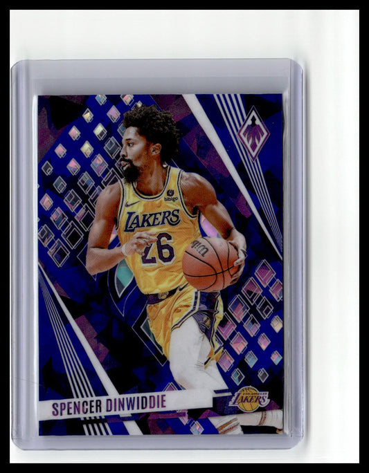 2023-24 Panini Phoenix #173 Spencer Dinwiddie Phoenix Blue Ice
