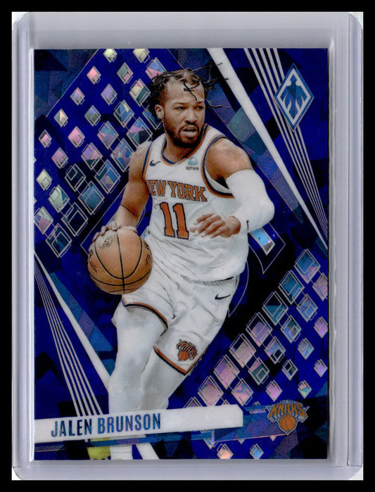 2023-24 Panini Phoenix #242 Jalen Brunson Phoenix Blue Ice