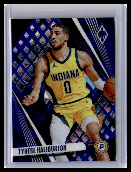 2023-24 Panini Phoenix #99 Tyrese Haliburton Phoenix Blue Ice