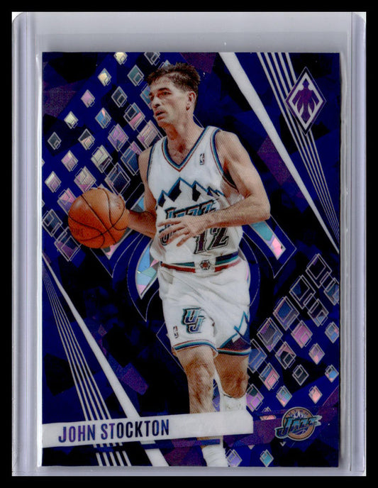 2023-24 Panini Phoenix #10 John Stockton Phoenix Blue Ice