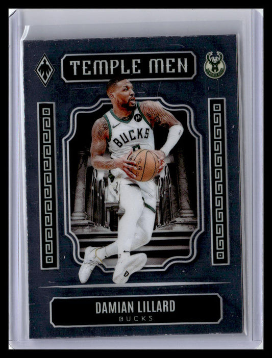 2023-24 Panini Phoenix #5 Damian Lillard Temple Men