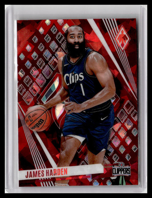 2023-24 Panini Phoenix #189 James Harden Phoenix Red Ice