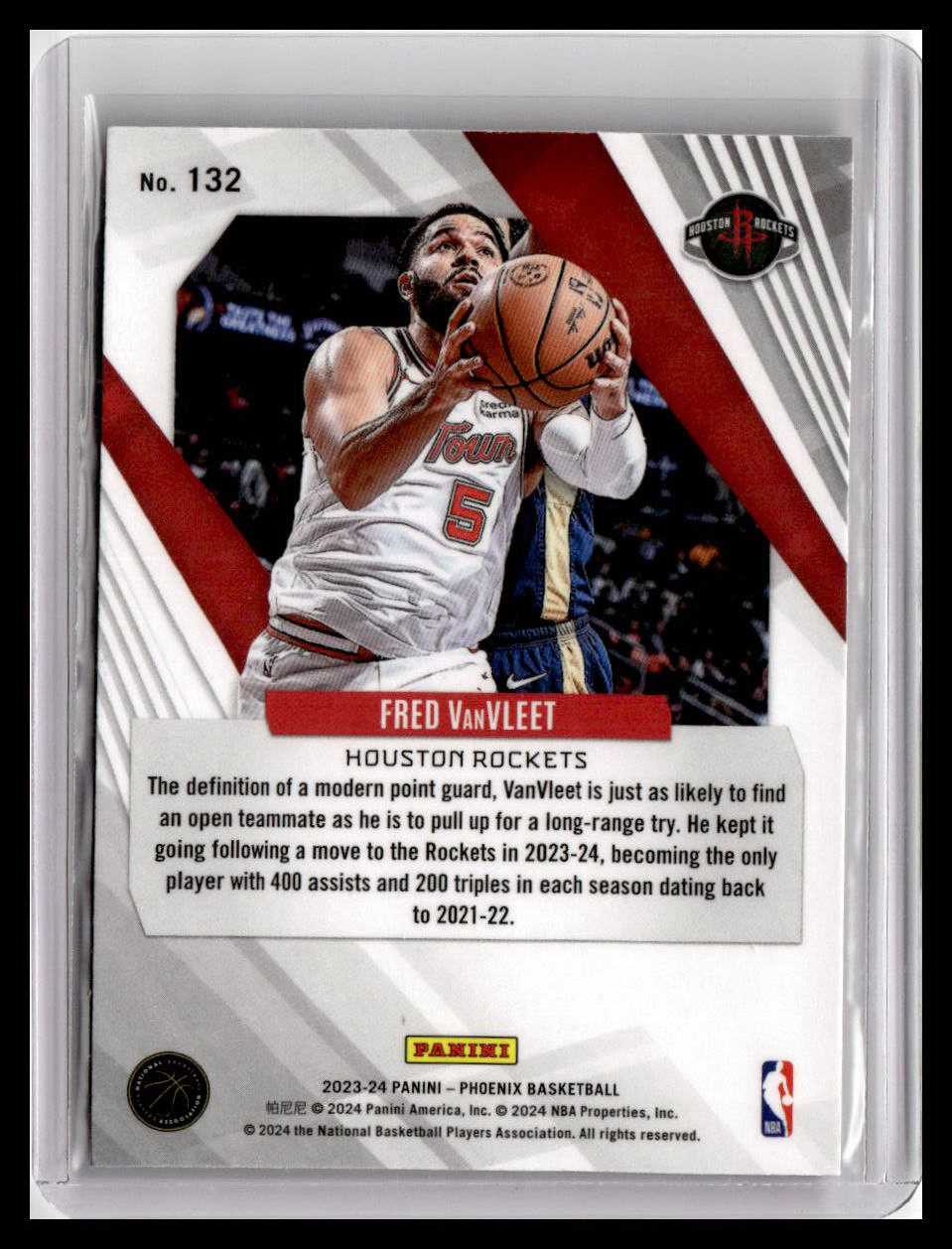 2023-24 Panini Phoenix #132 Fred VanVleet Phoenix Red Ice